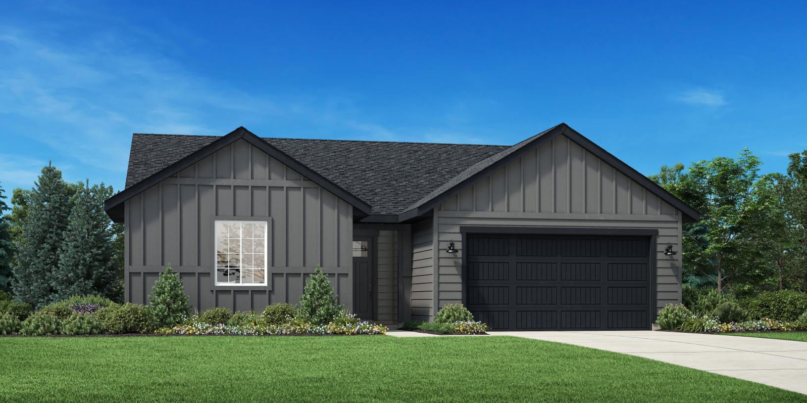 Elevation Image:Modern Farmhouse