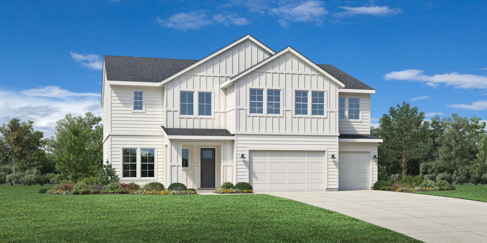 Elevation Image:Modern Farmhouse