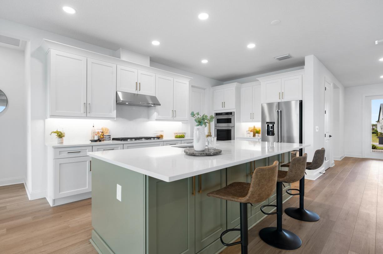 Elevation Image:Gourmet kitchen with connectivity to main living areas