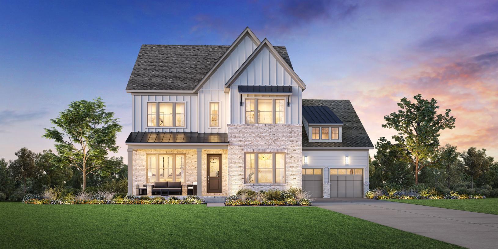 Elevation Image:Modern Farmhouse