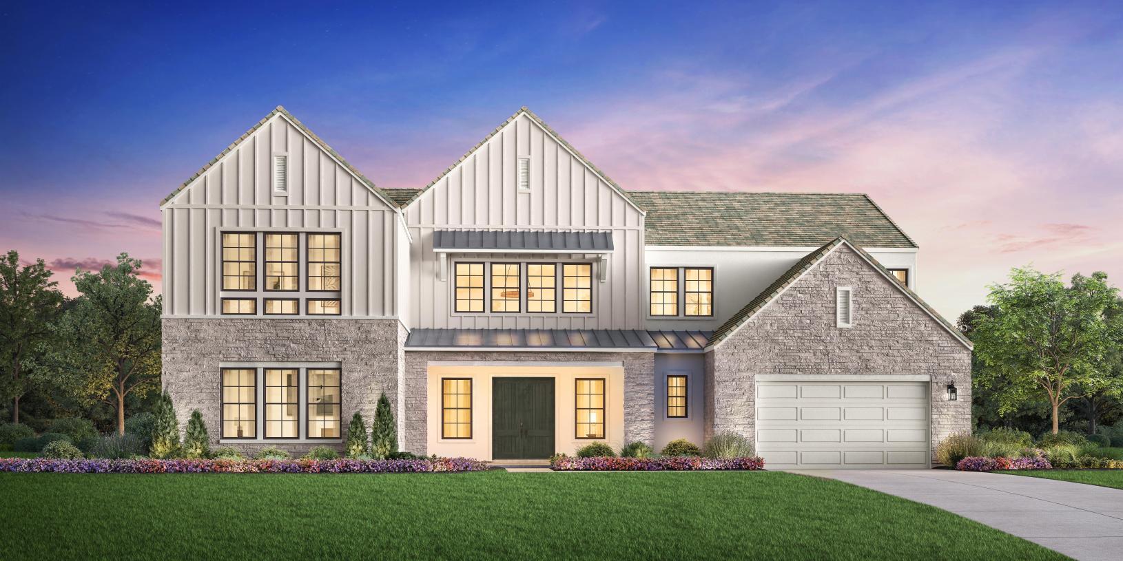 Elevation Image:Modern Farmhouse