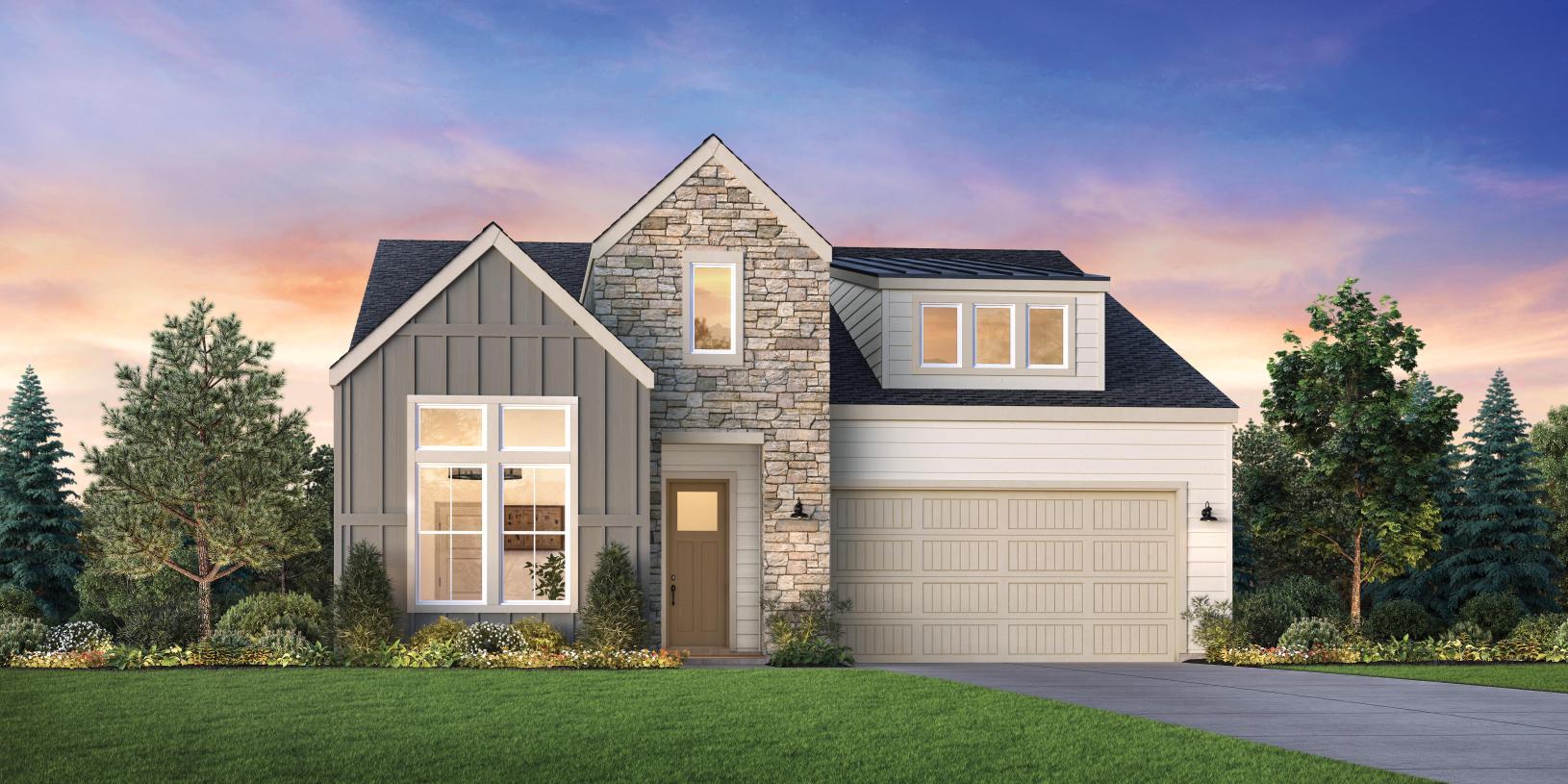 Elevation Image:Modern Farmhouse