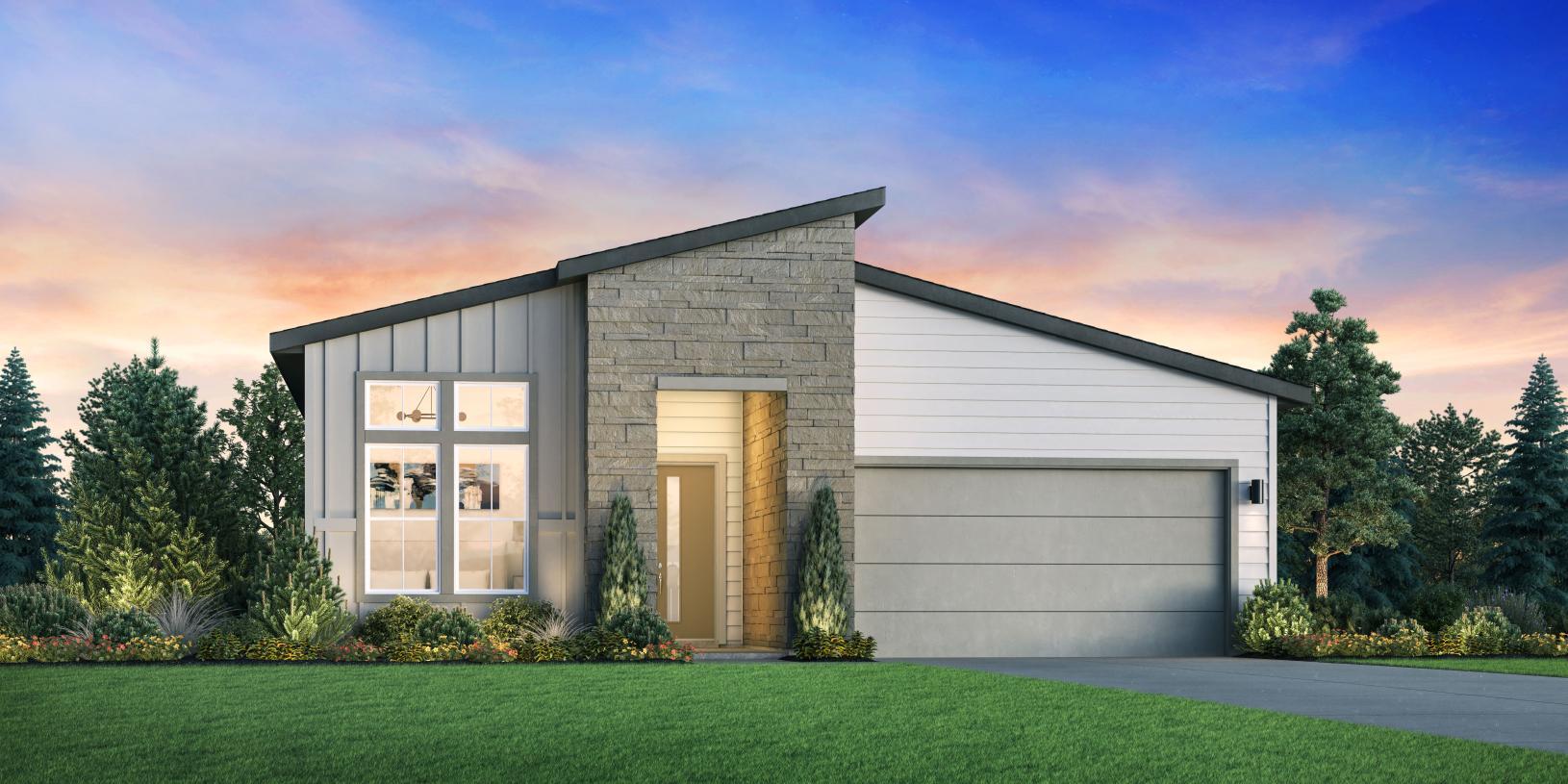 Elevation Image:Mid-Century Modern