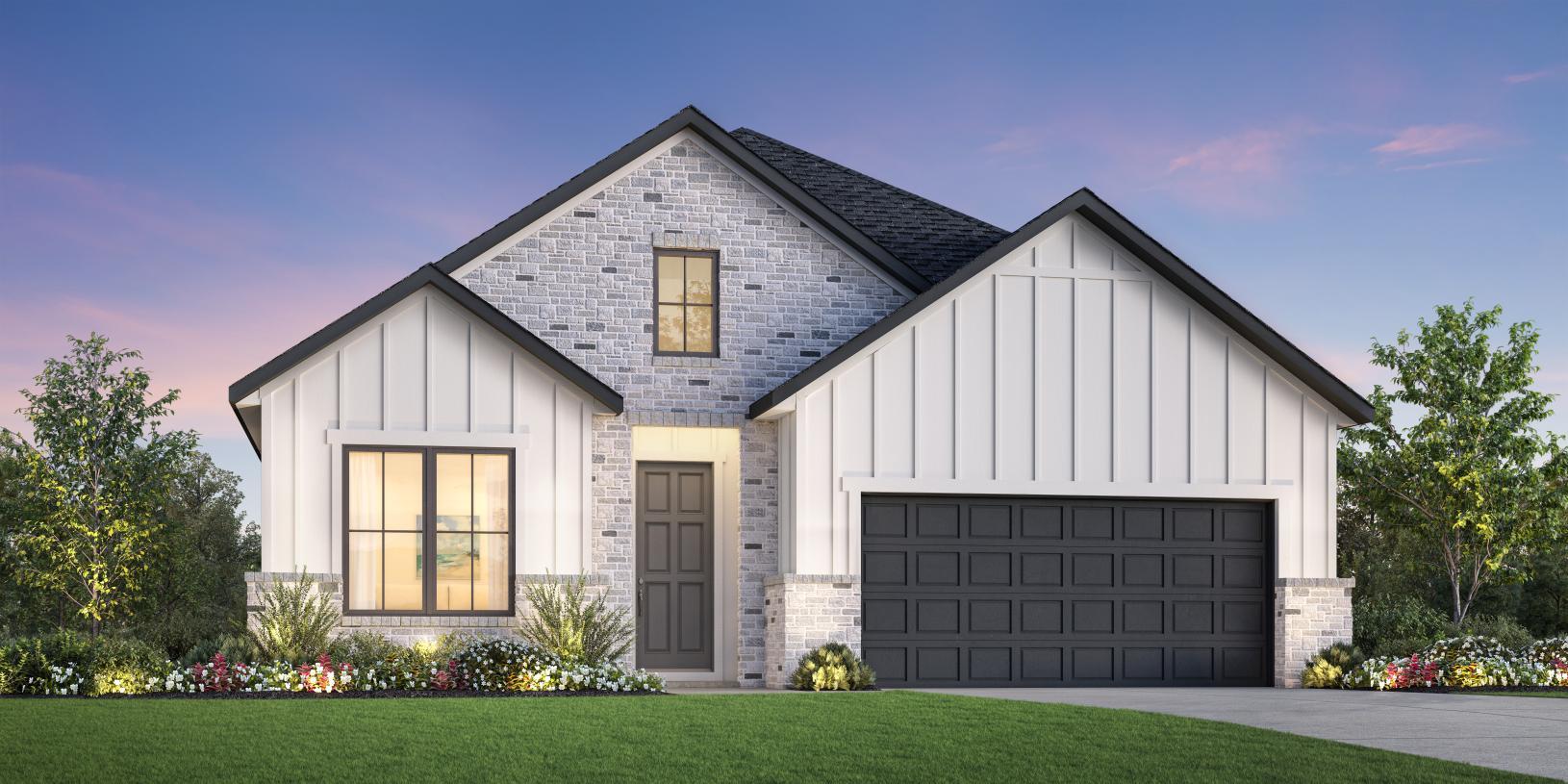 Elevation Image:Modern Farmhouse