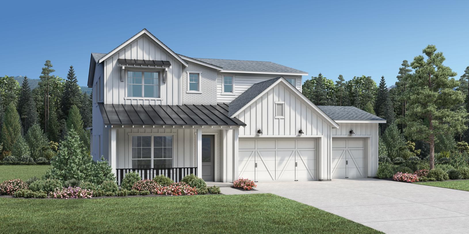 Elevation Image:Modern Farmhouse