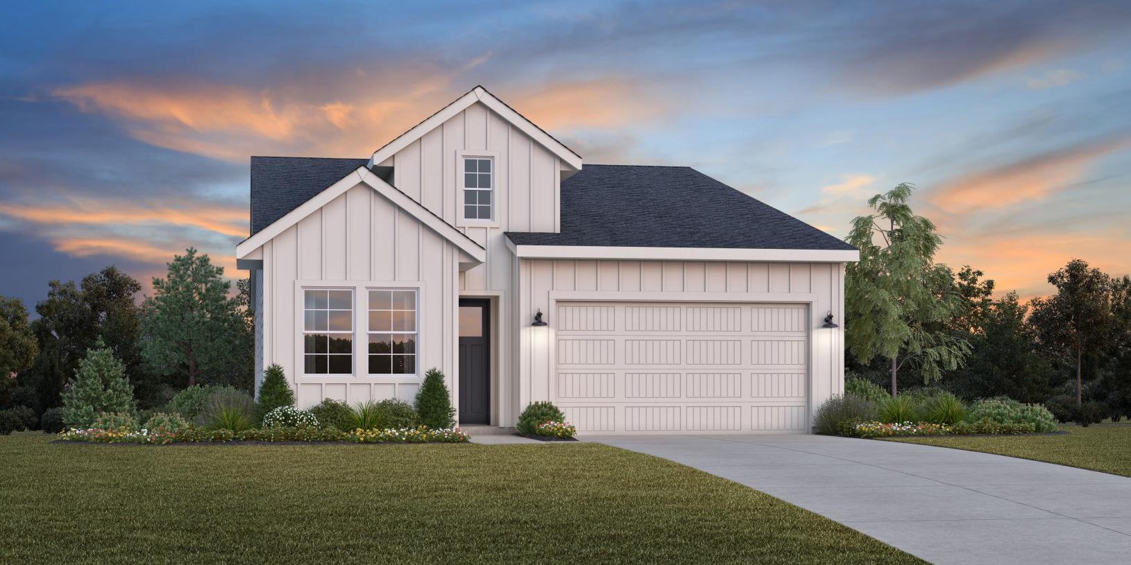 Elevation Image:Modern Farmhouse