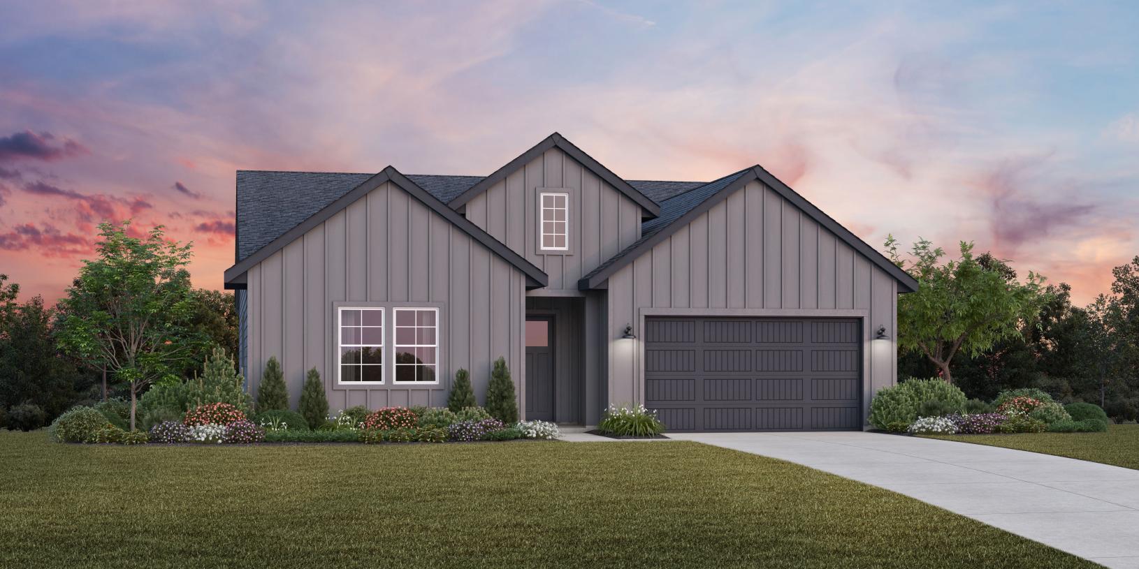 Elevation Image:Modern Farmhouse