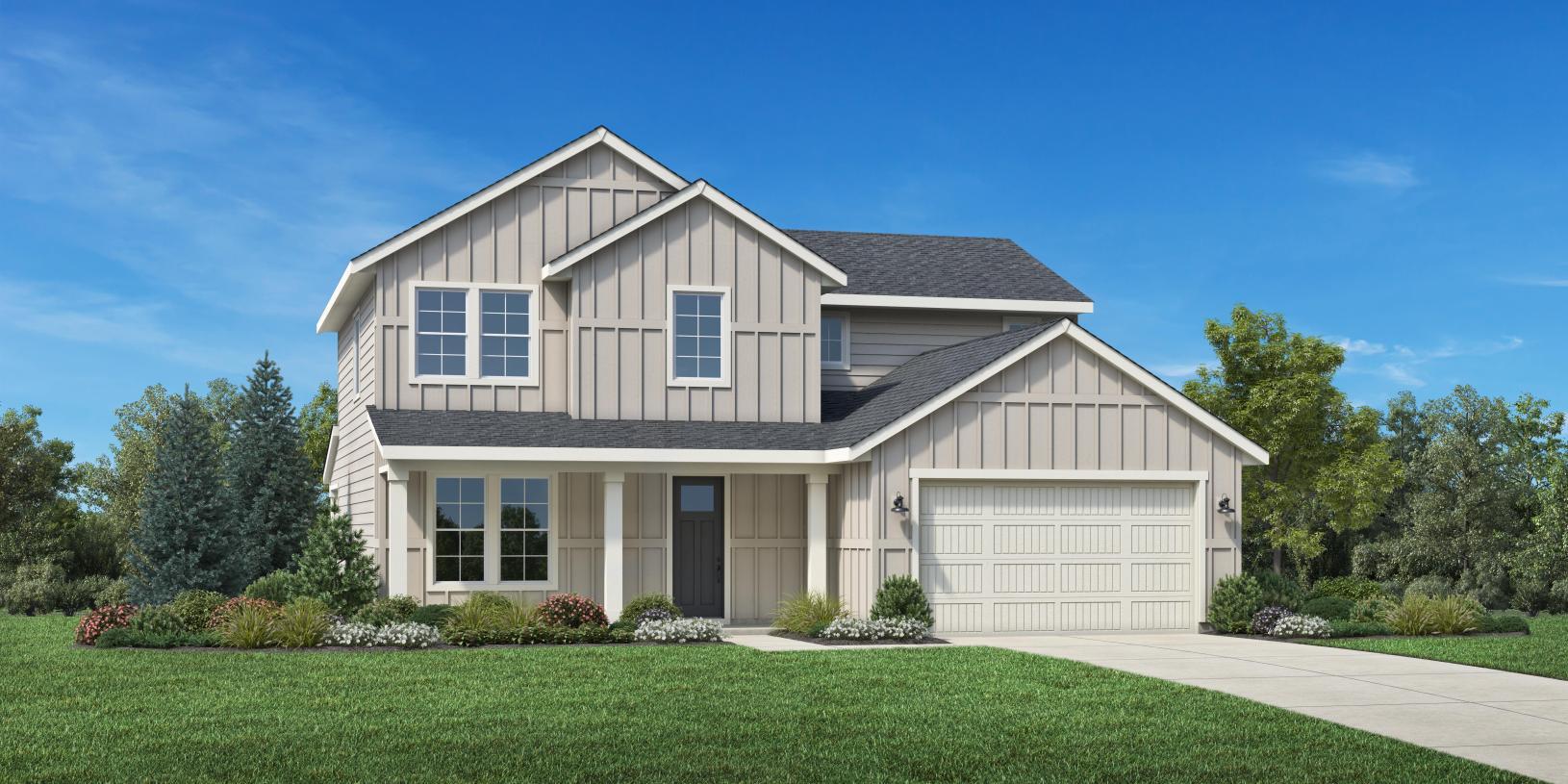 Elevation Image:Modern Farmhouse