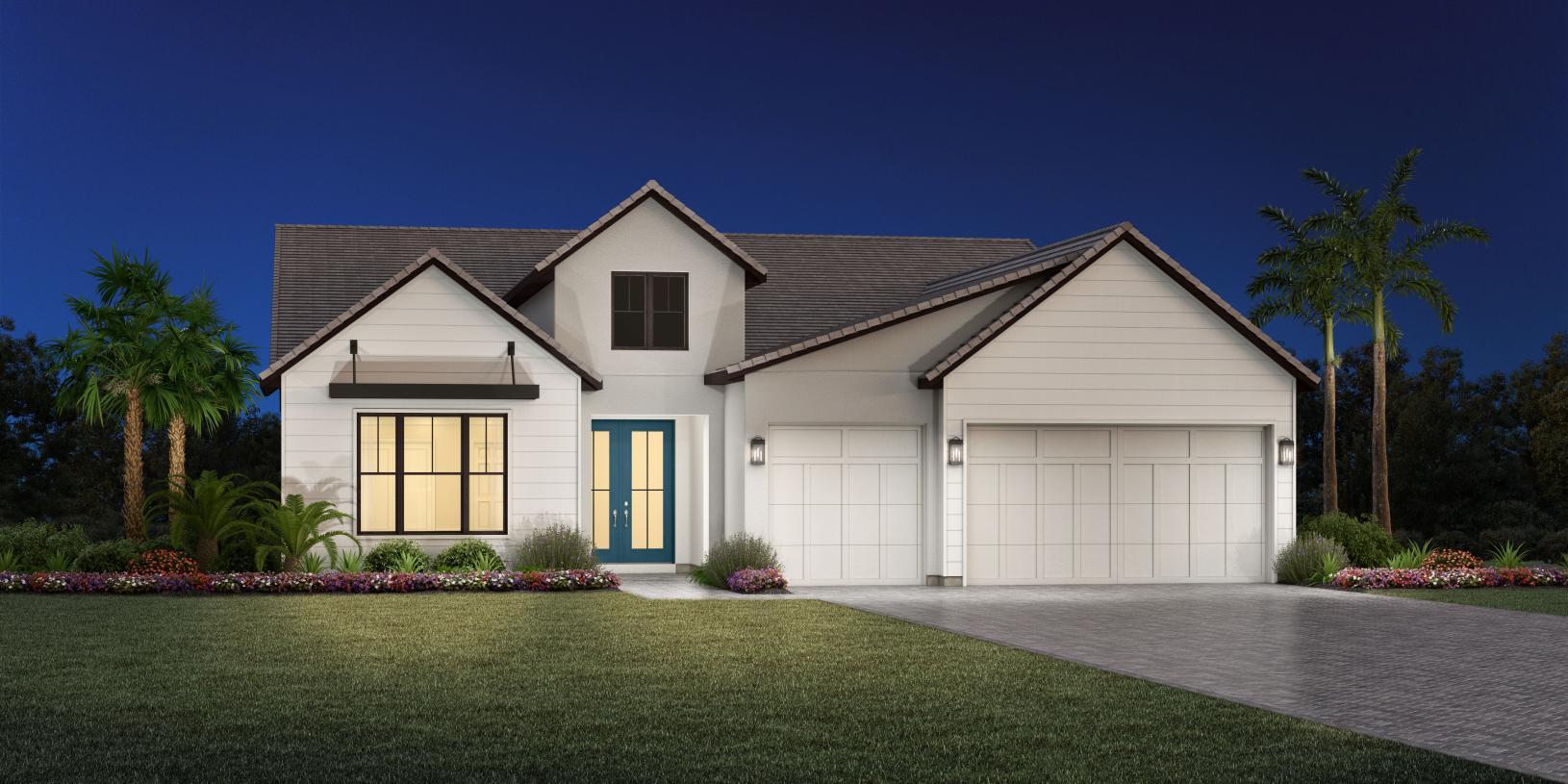 Elevation Image:Modern Ranch