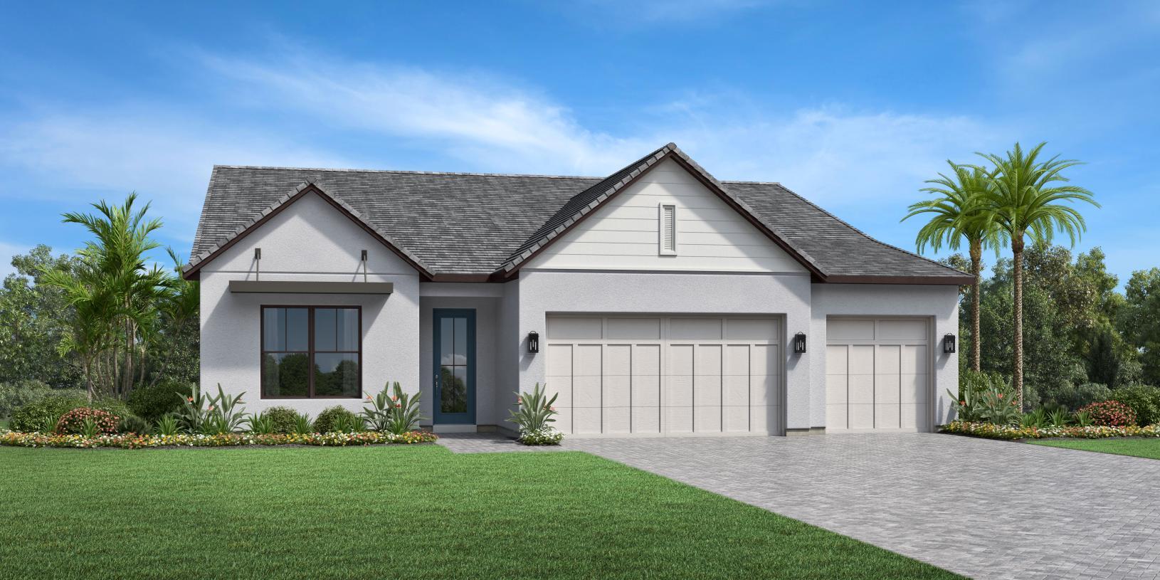Elevation Image:Modern Ranch