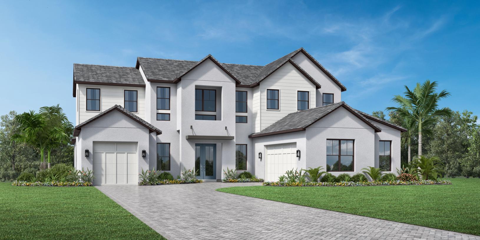 Elevation Image:Modern Ranch