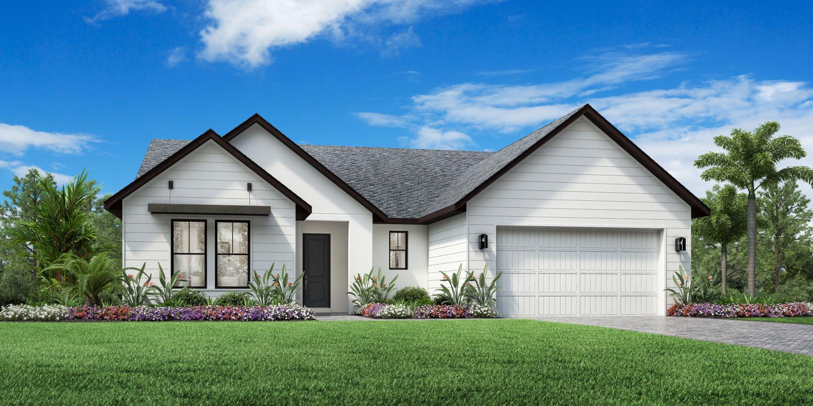 Elevation Image:Modern Ranch