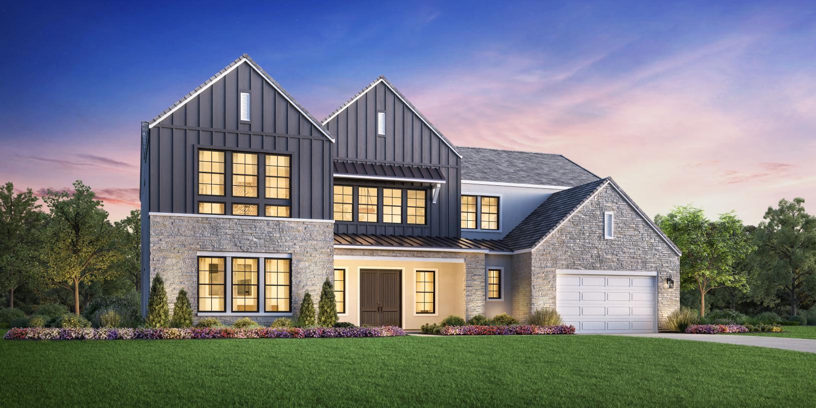 Elevation Image:Modern Farmhouse