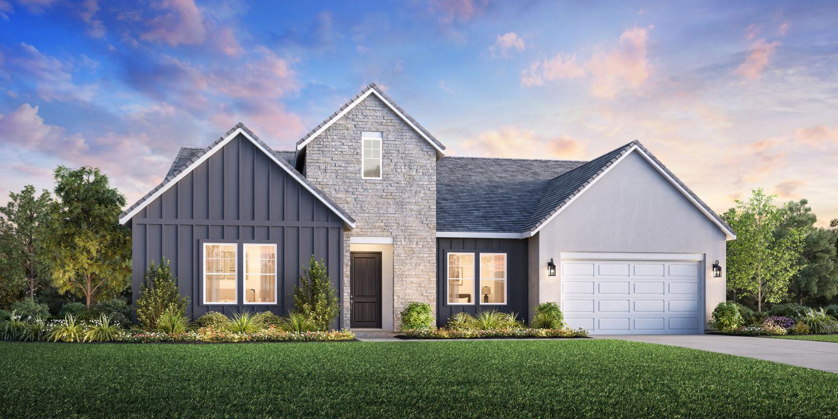 Elevation Image:Modern Farmhouse