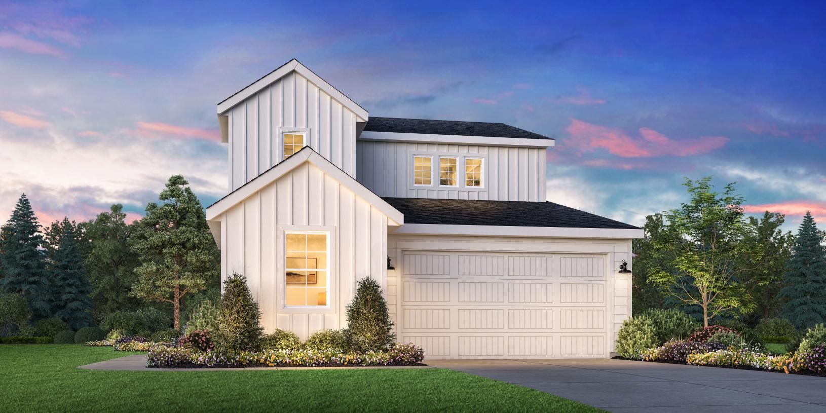 Elevation Image:Modern Farmhouse