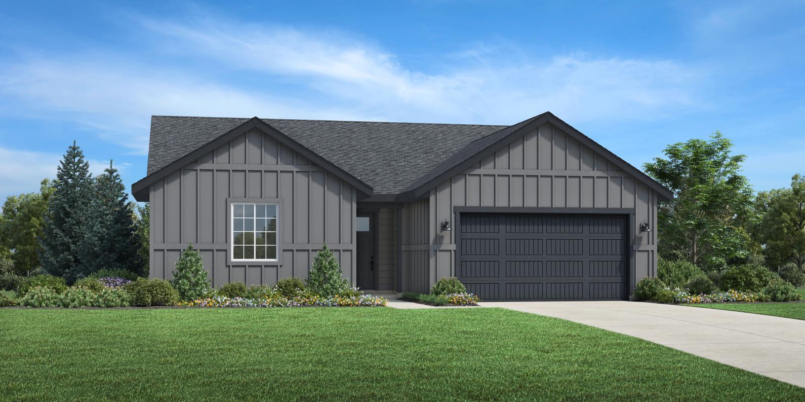 Elevation Image:Modern Farmhouse