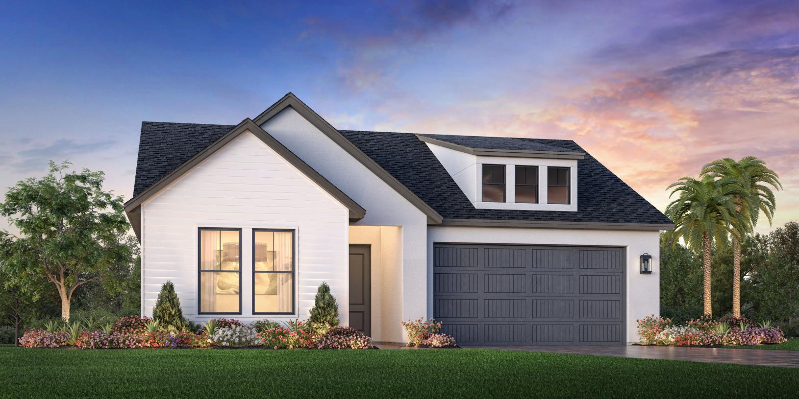 Elevation Image:Modern Ranch