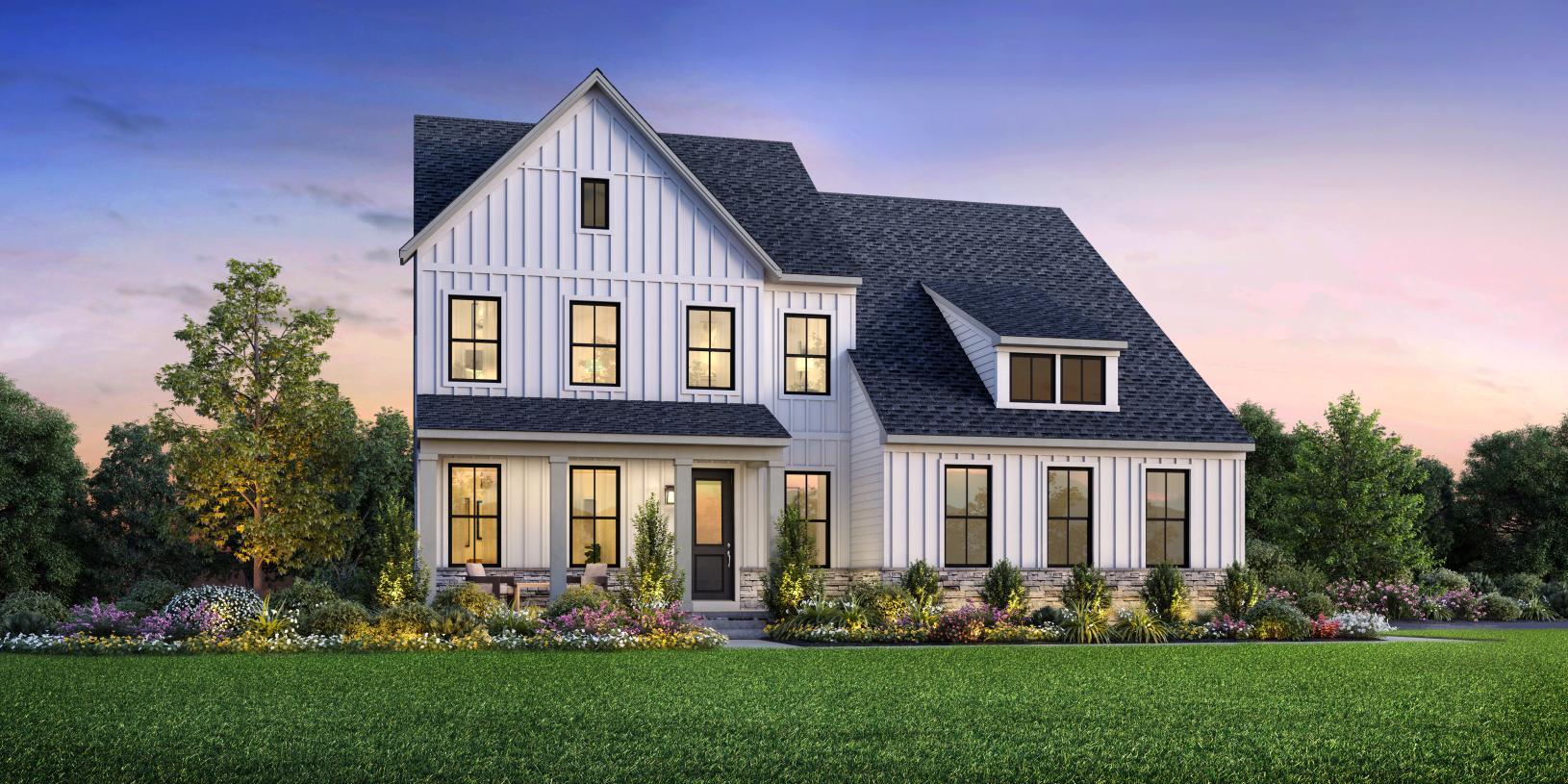 Elevation Image:Modern Farmhouse