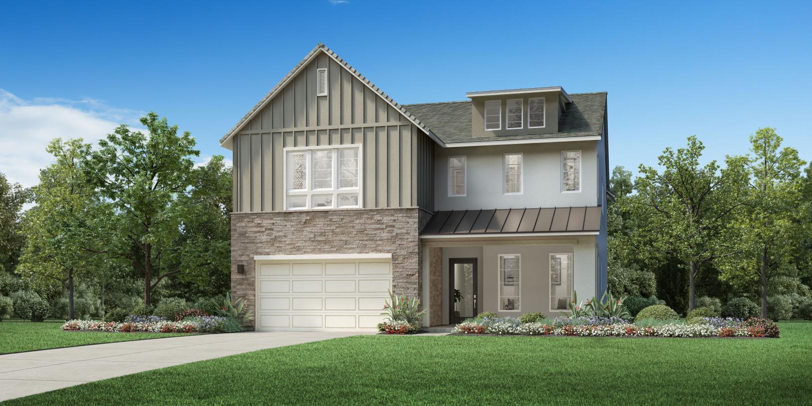 Elevation Image:Modern Farmhouse