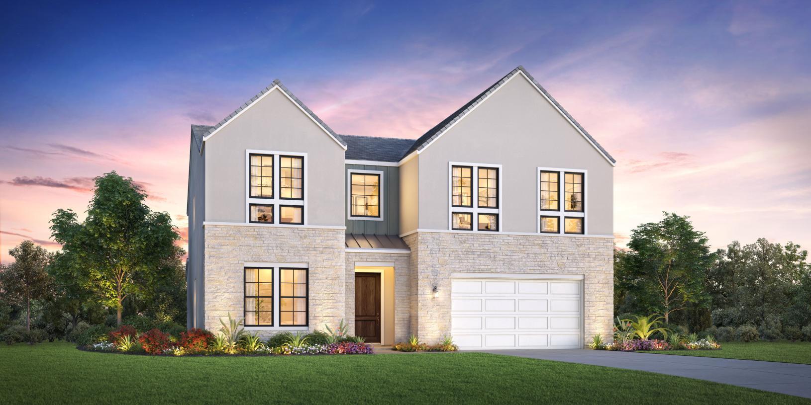 Elevation Image:Modern Farmhouse