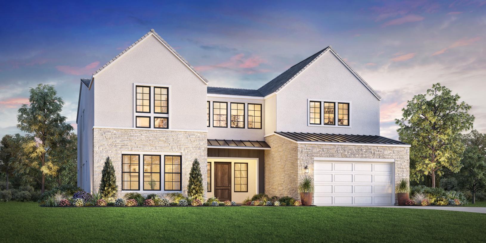 Elevation Image:Modern Farmhouse