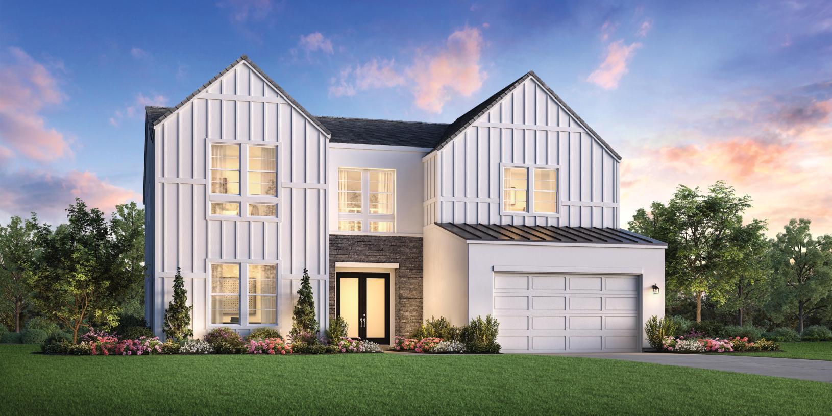 Elevation Image:Modern Farmhouse