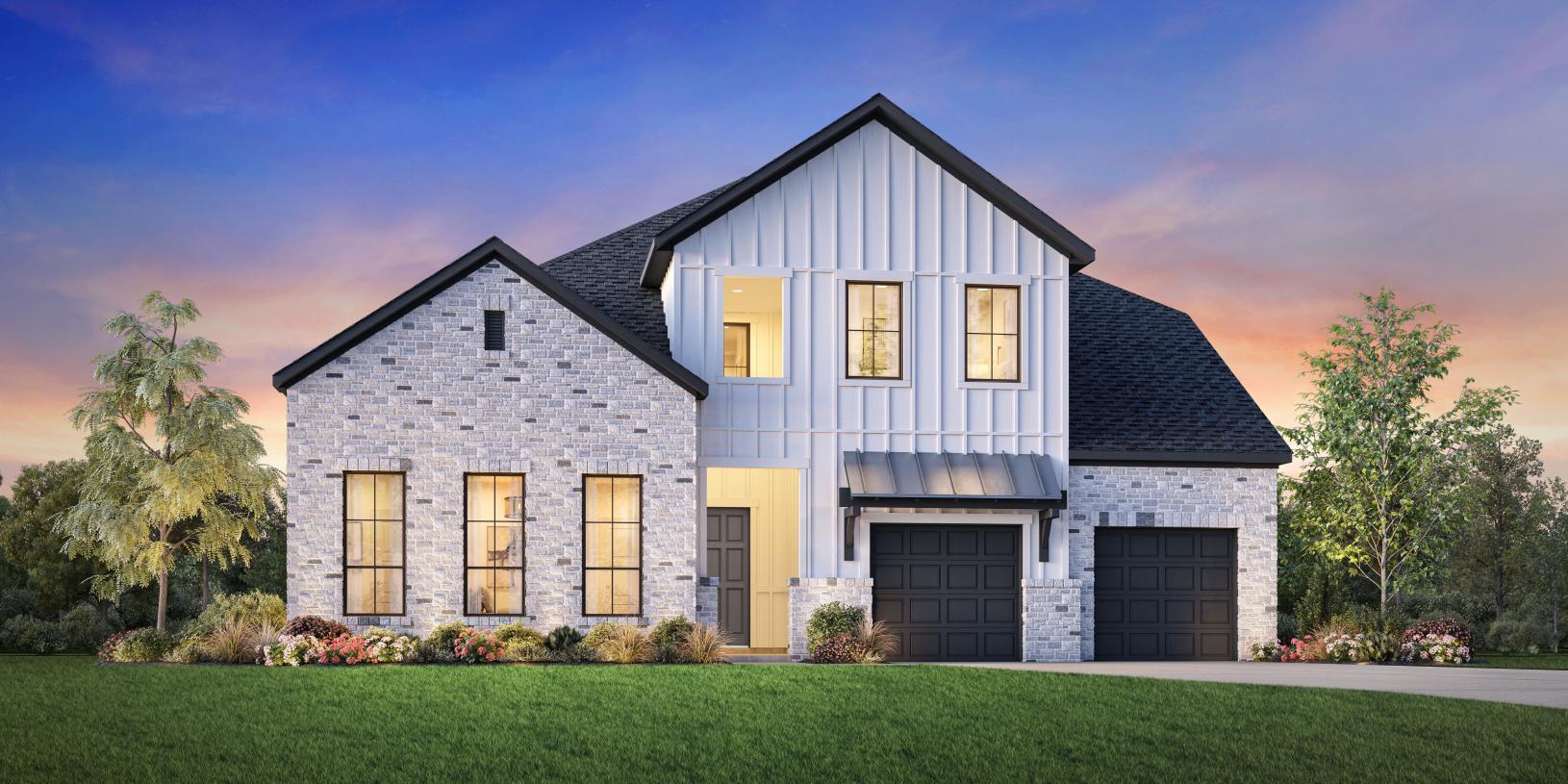 Elevation Image:Modern Farmhouse