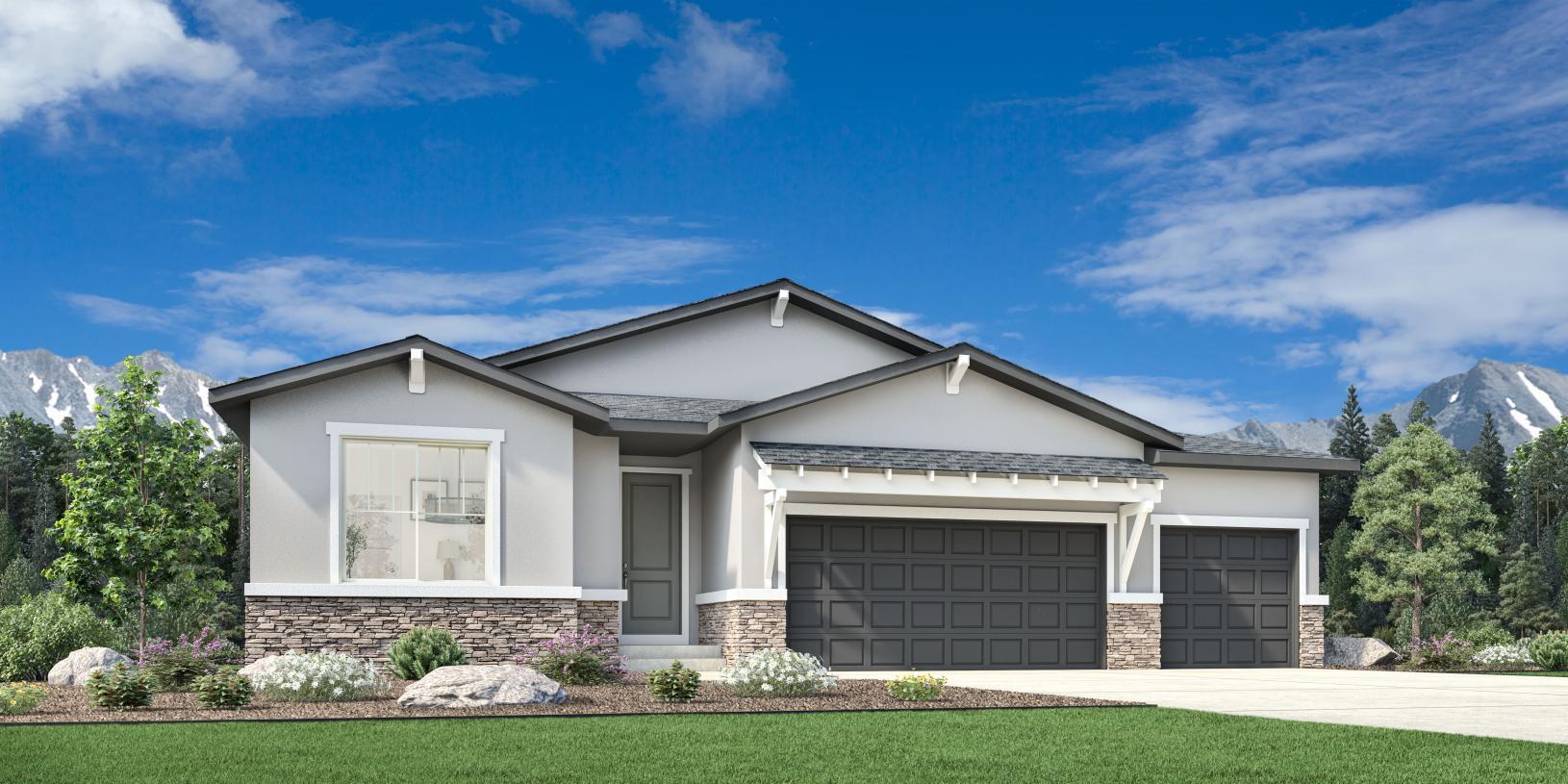 Elevation Image:Modern Craftsman