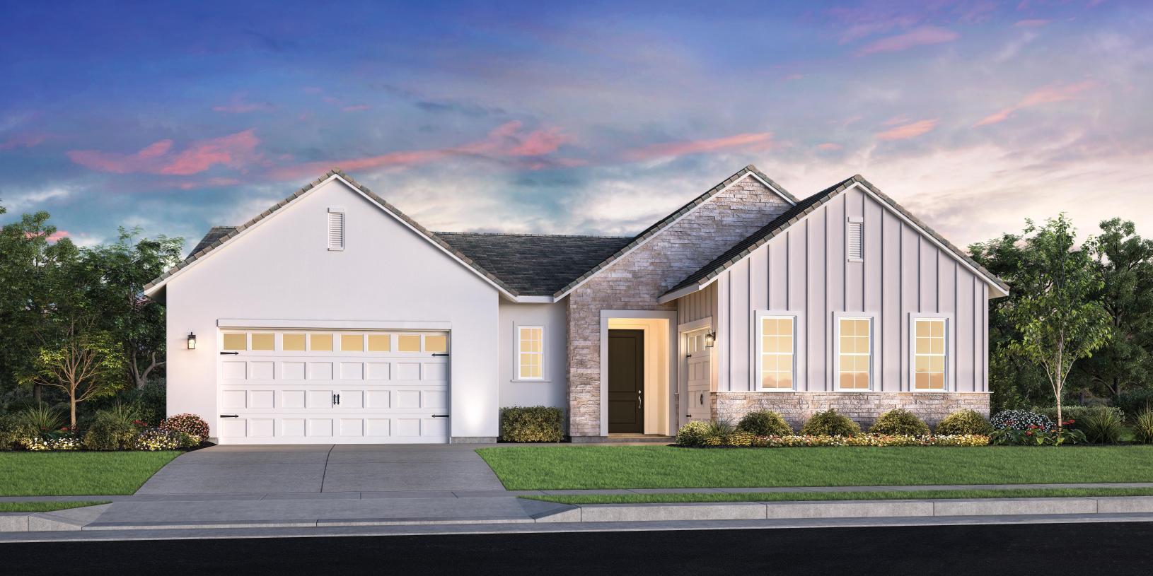 Elevation Image:Modern Farmhouse