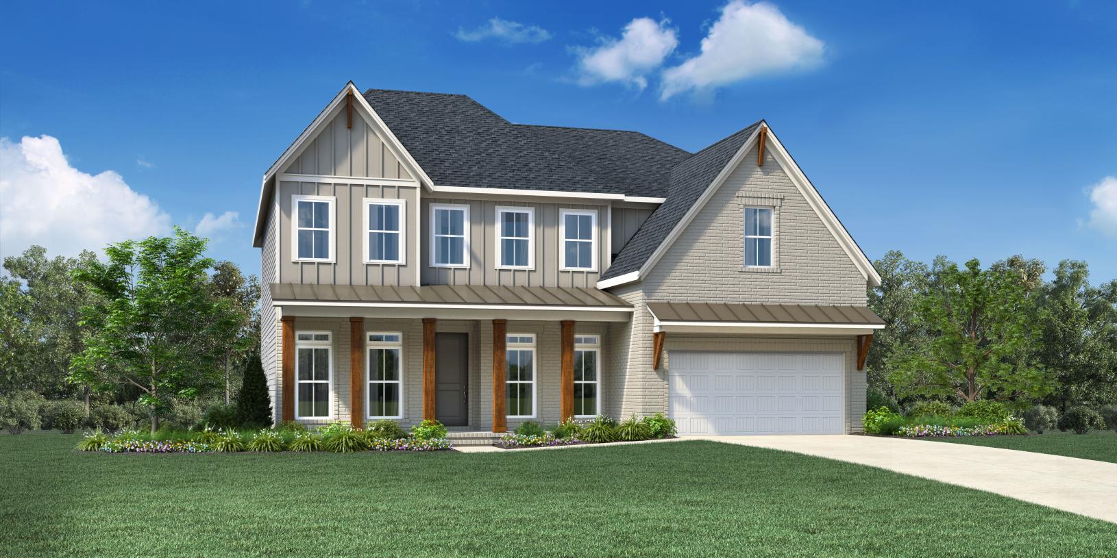 Elevation Image:Modern Farmhouse