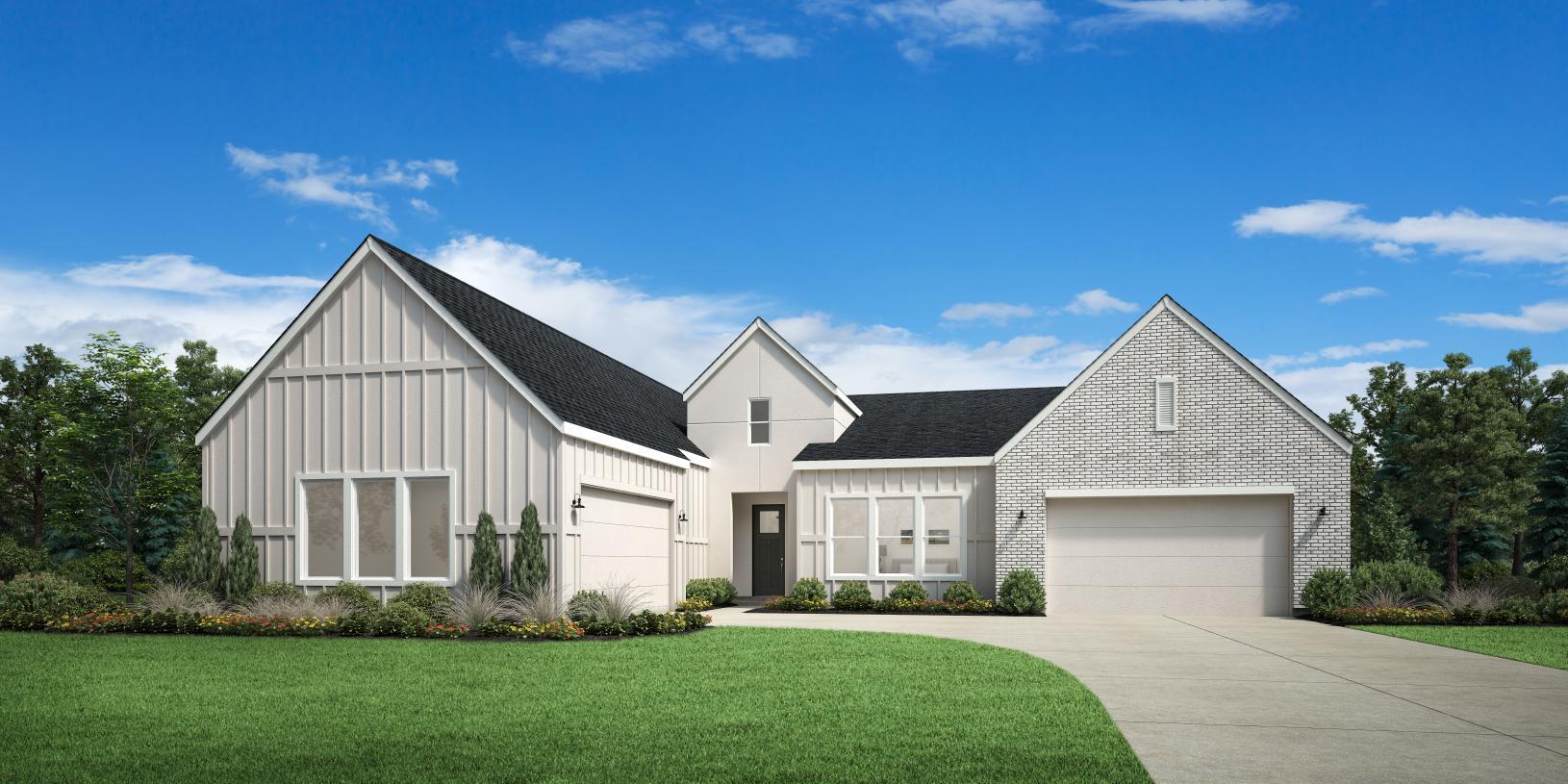 Elevation Image:Contemporary Farmhouse