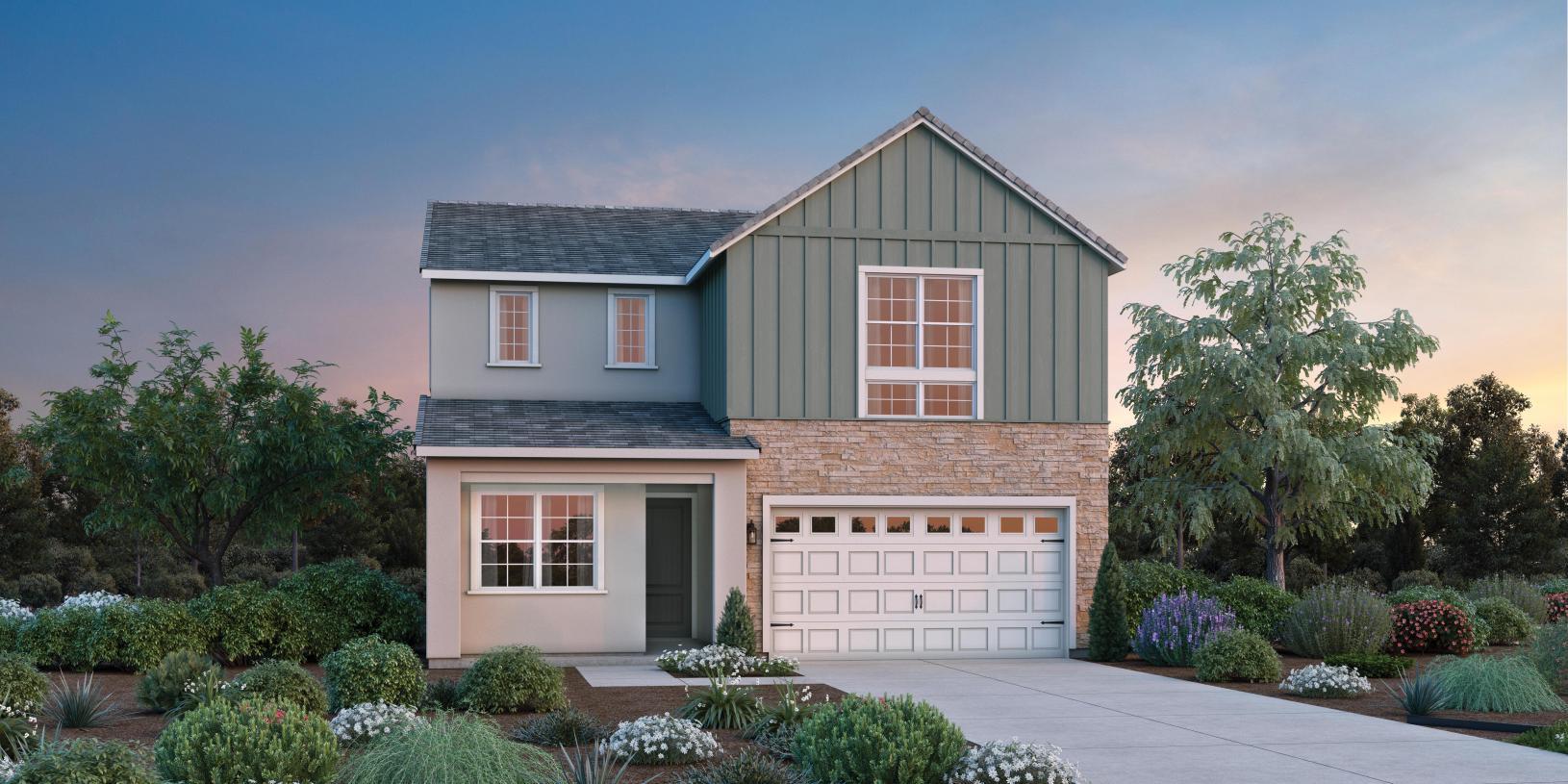 Elevation Image:Modern Farmhouse