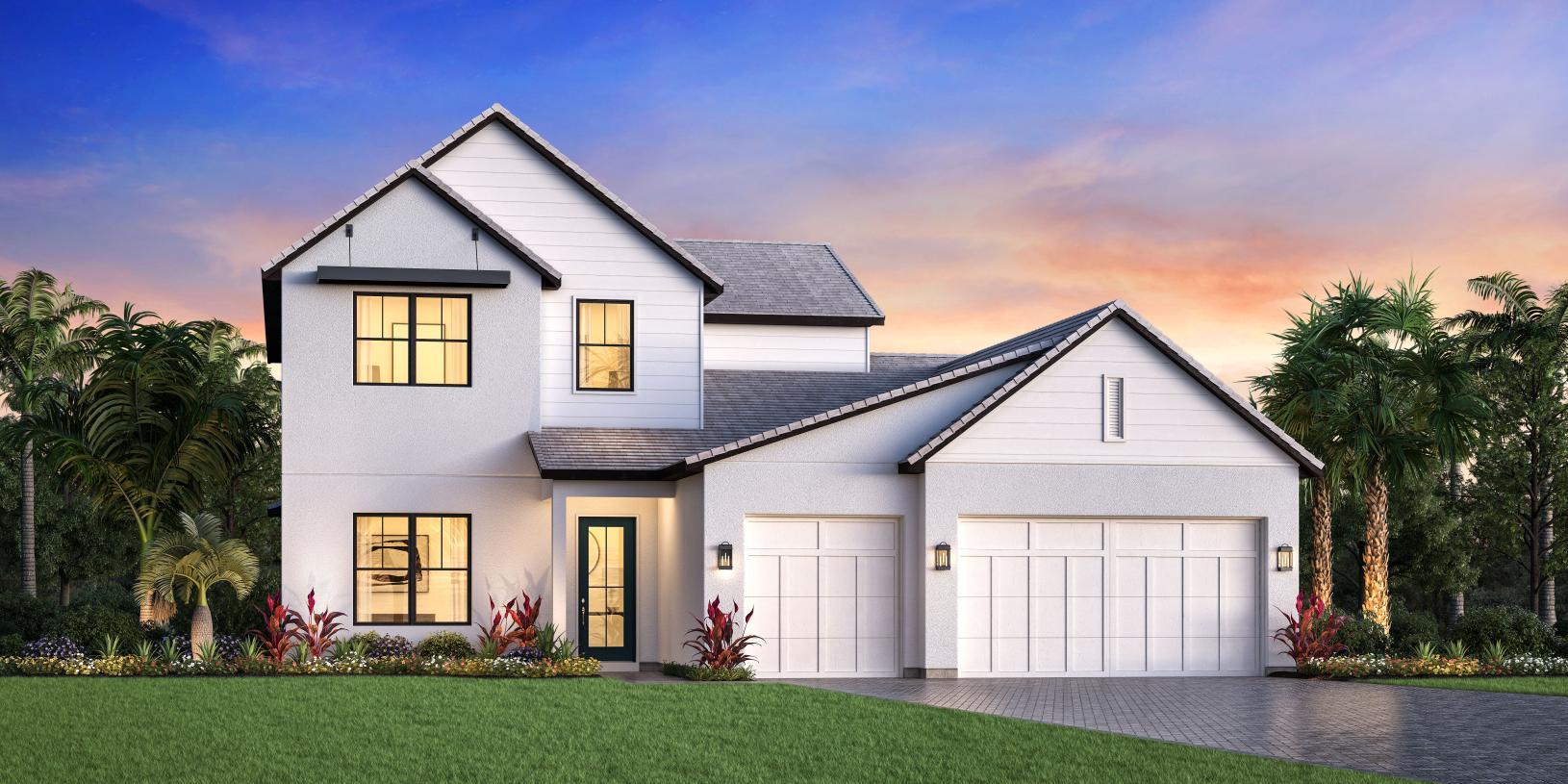 Elevation Image:Modern Ranch