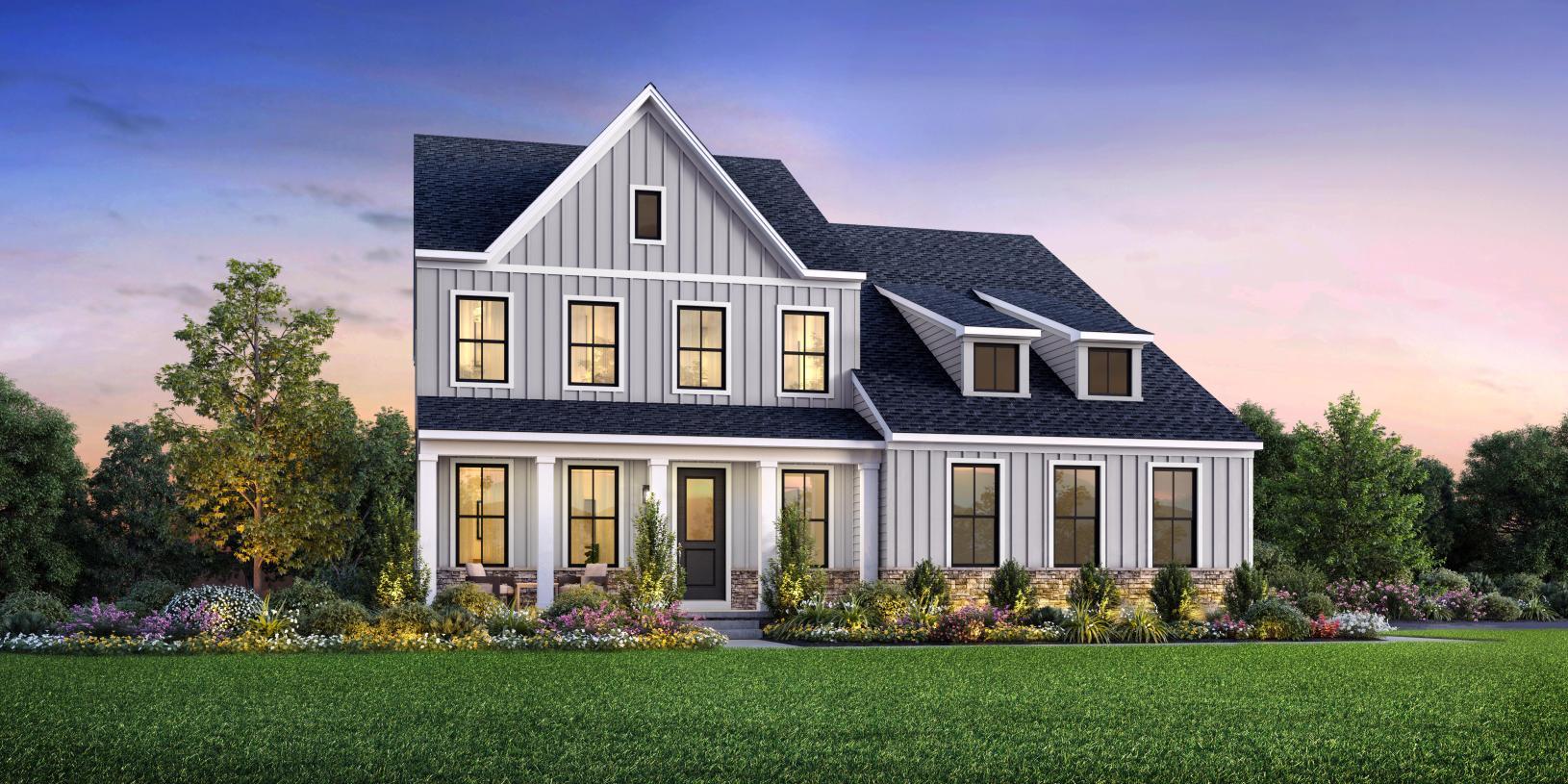 Elevation Image:Modern Farmhouse