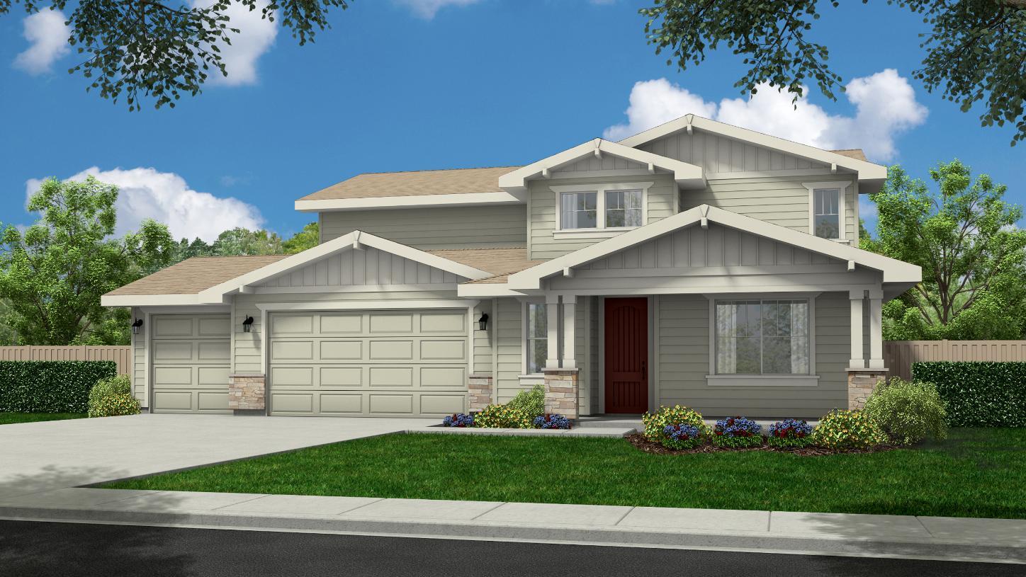 Elevation Image:Contemporary Craftsman
