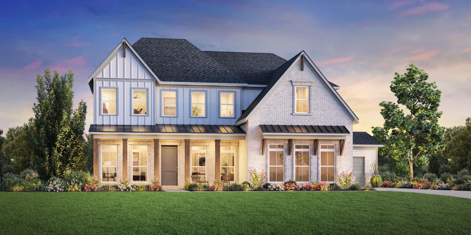 Elevation Image:Modern Farmhouse