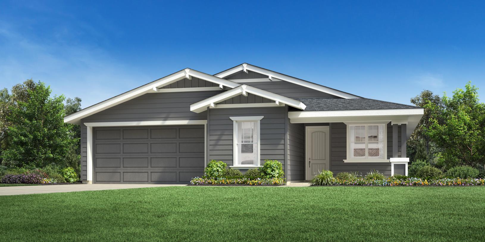 Elevation Image:Contemporary Craftsman
