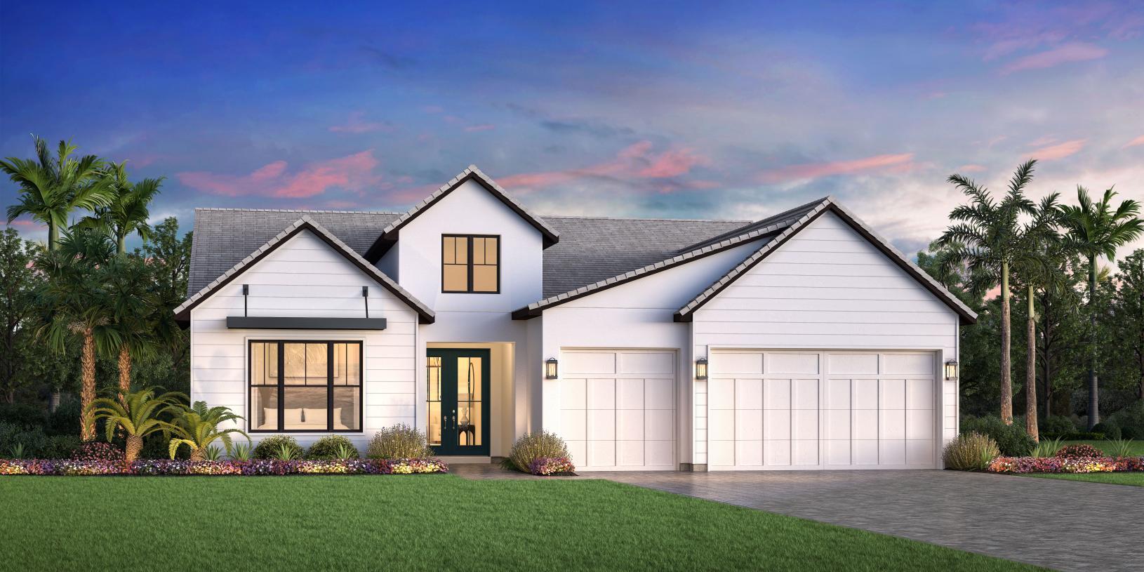 Elevation Image:Modern Ranch