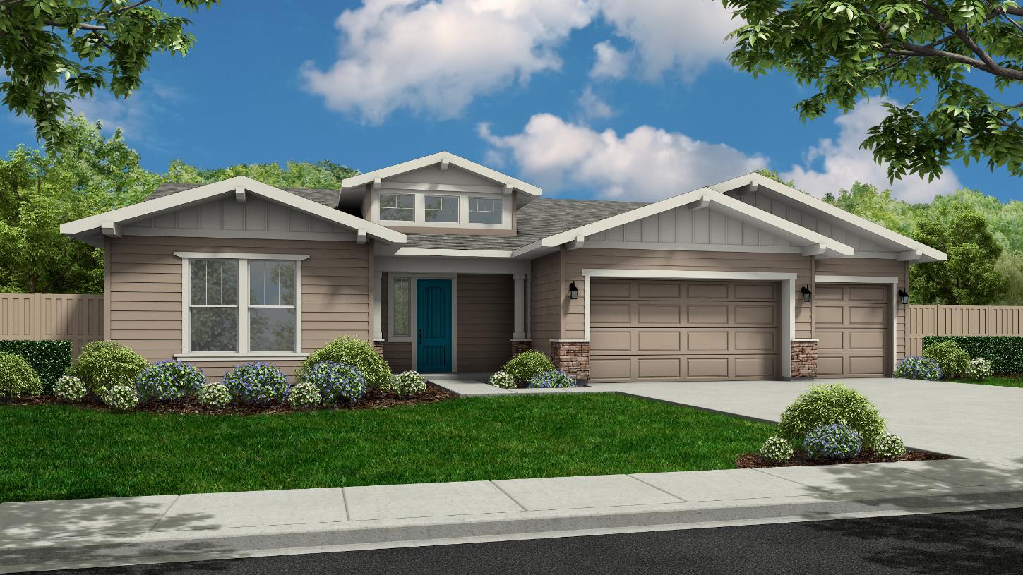 Elevation Image:Contemporary Craftsman
