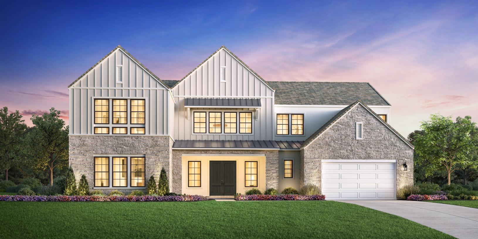 Elevation Image:Modern Farmhouse