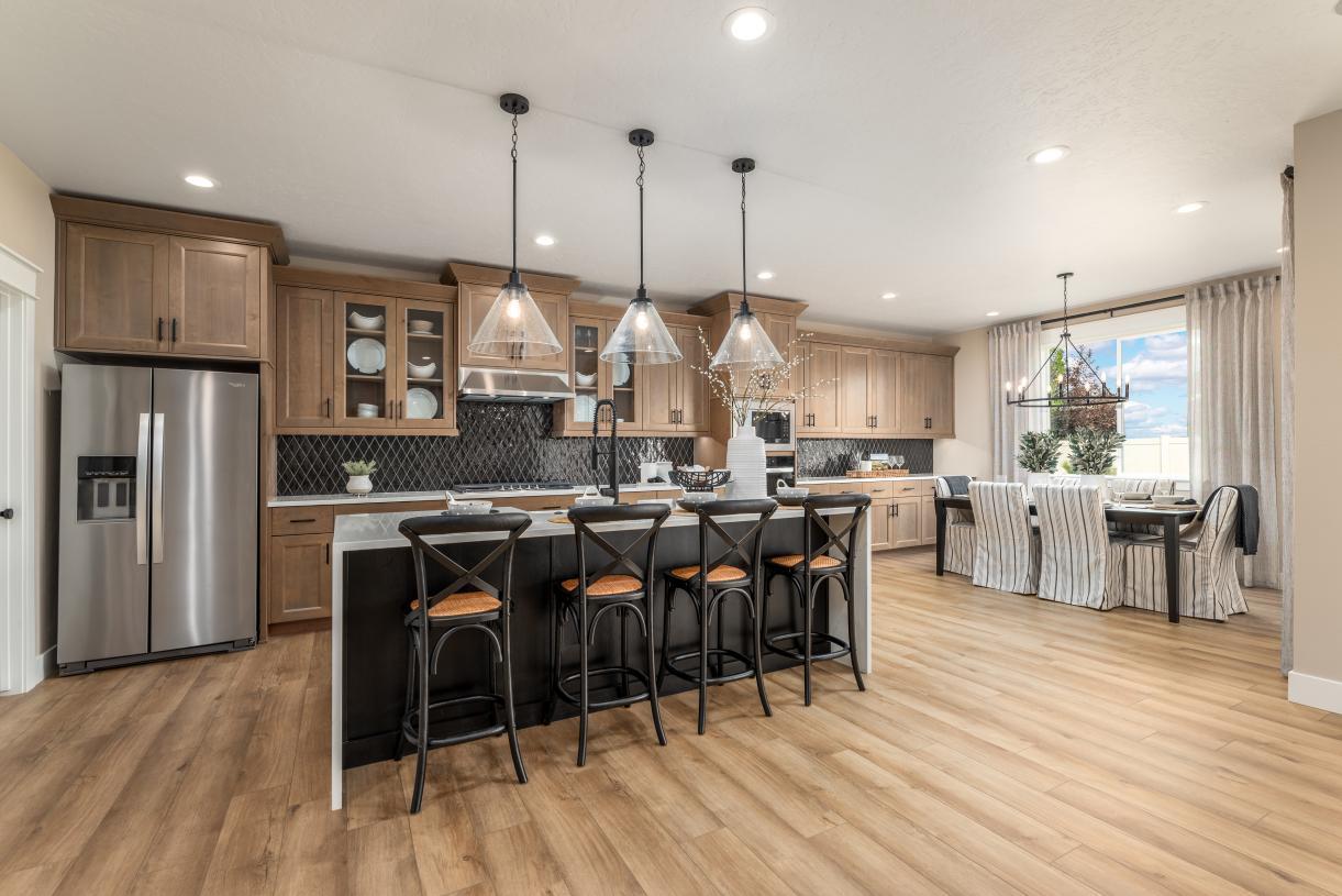 Elevation Image:Warm, inviting open living spaces