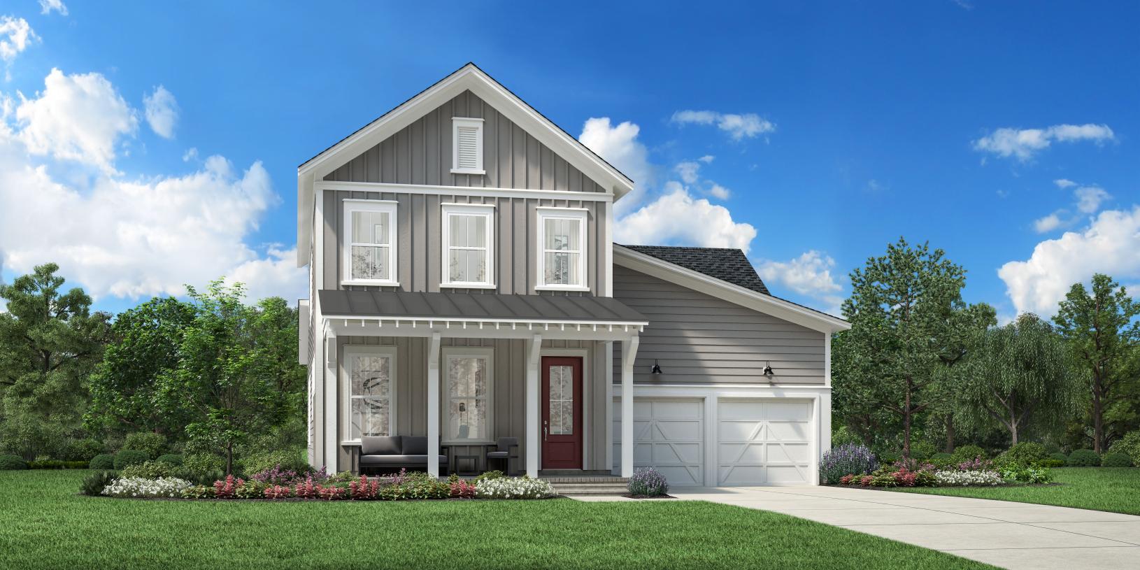 Elevation Image:Modern Farmhouse
