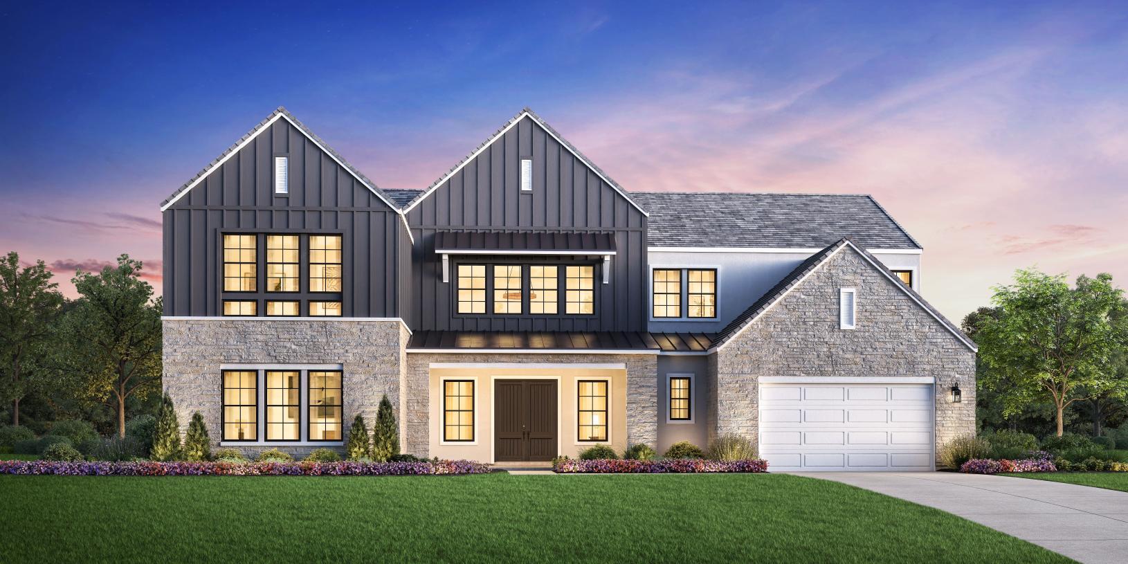 Elevation Image:Modern Farmhouse