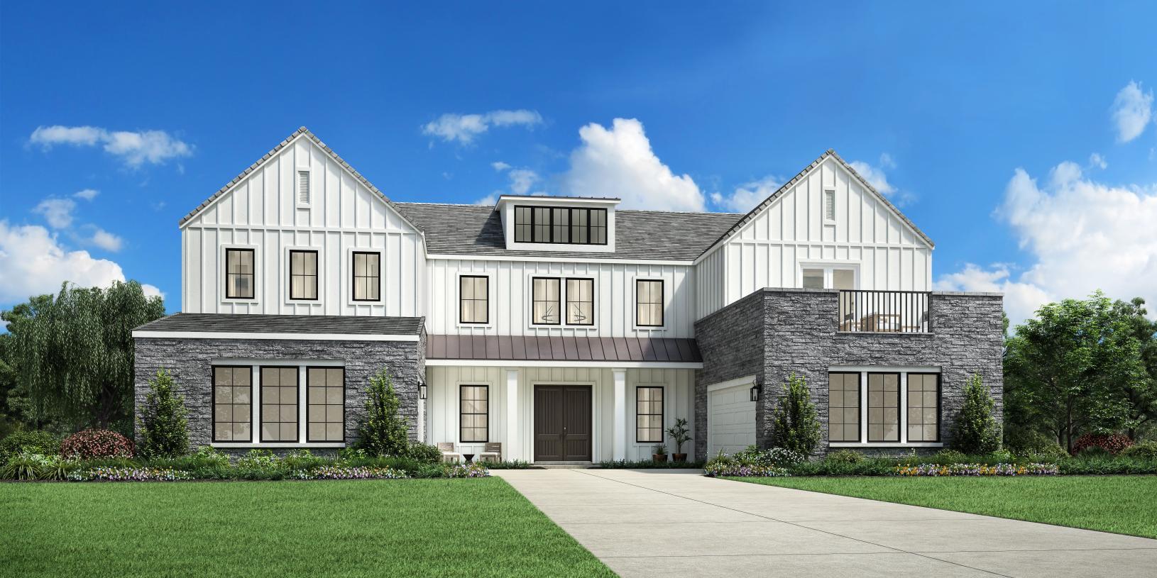 Elevation Image:Modern Farmhouse