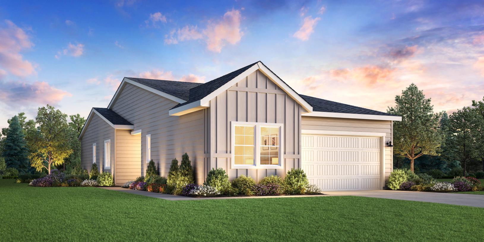 Elevation Image:Modern Farmhouse