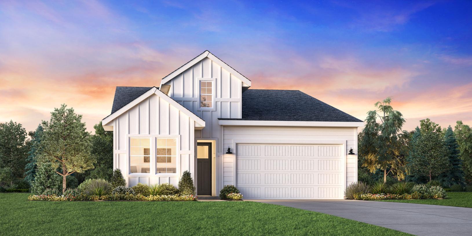 Elevation Image:Modern Farmhouse