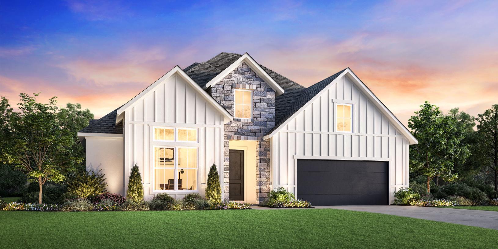 Elevation Image:Modern Farmhouse