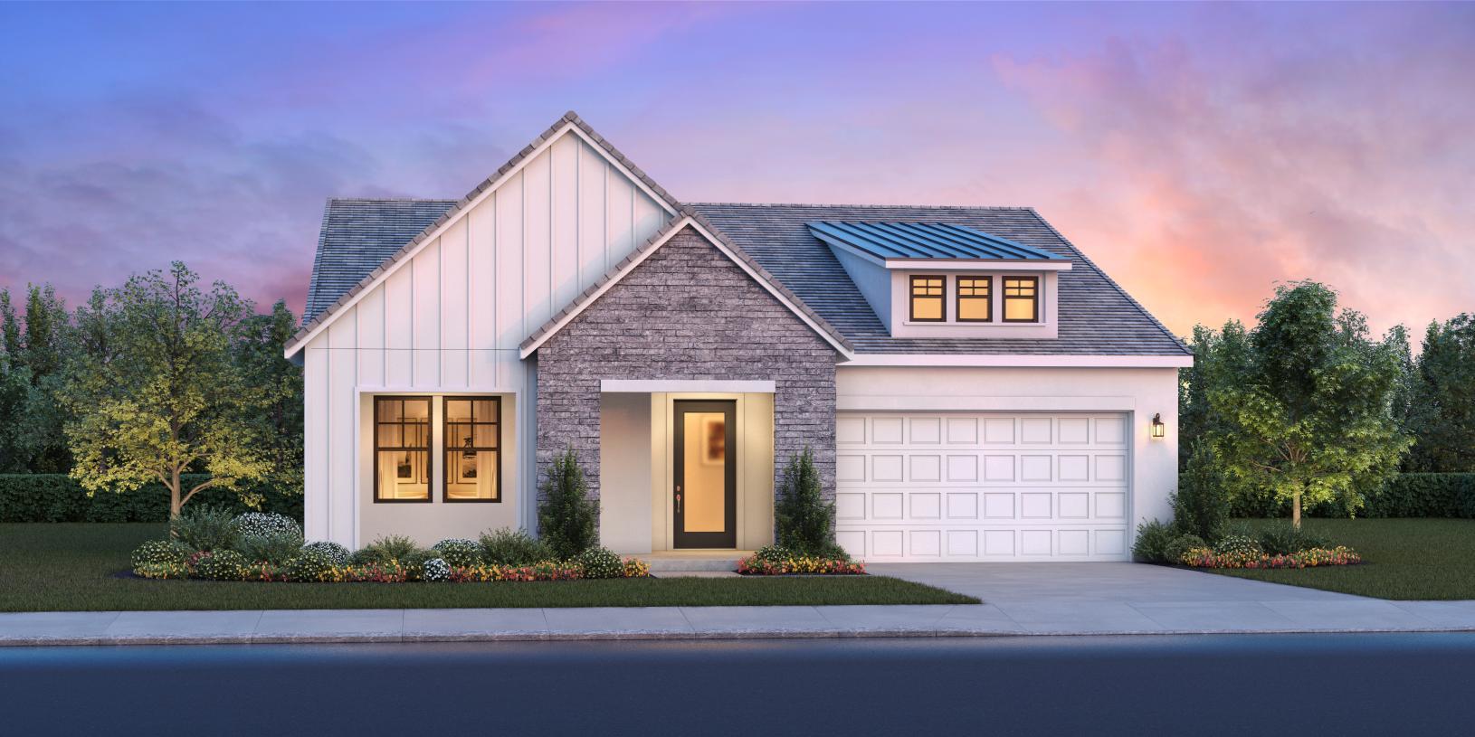 Elevation Image:Modern Farmhouse