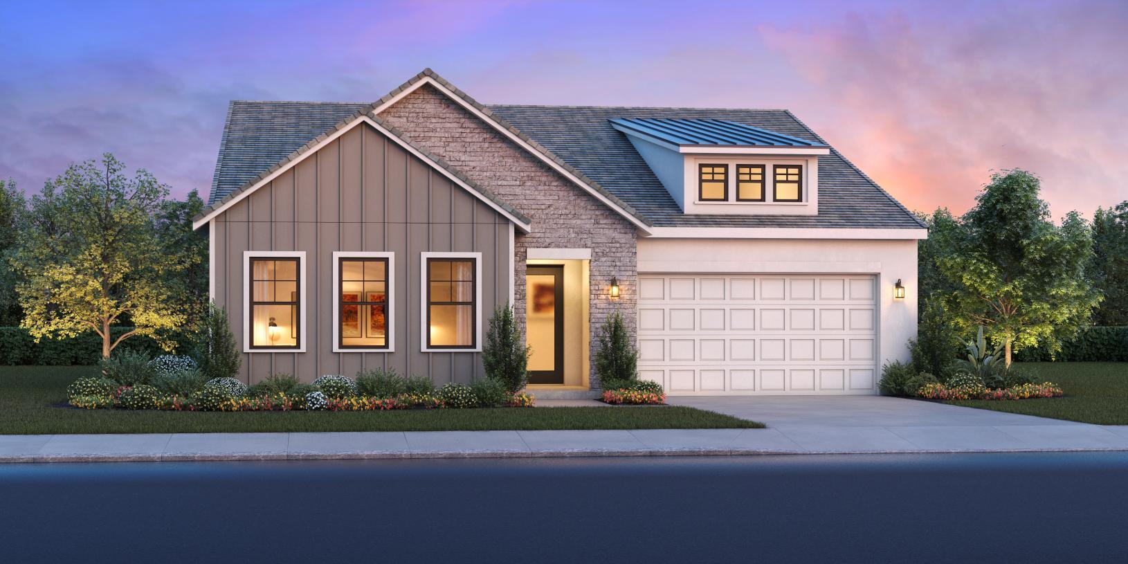 Elevation Image:Modern Farmhouse