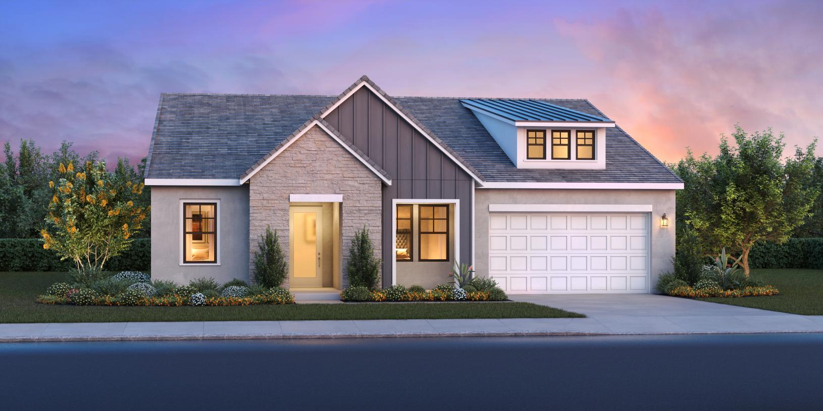 Elevation Image:Modern Farmhouse
